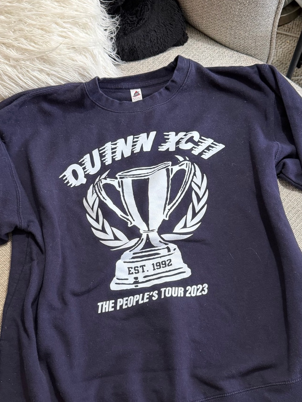 Quinn XCII The People's Tour 2023 Navy Sweatshirt